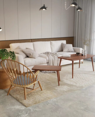 Stoliki kawowe z drewnianym blatem